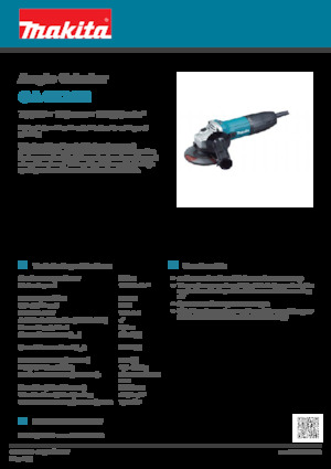 Szlifierki kątowe Makita GA4530R