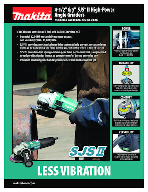 Szlifierki kątowe Makita GA4542C