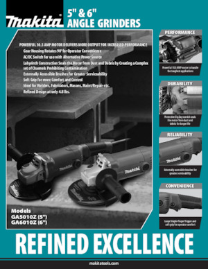 Szlifierki kątowe Makita GA6010Z