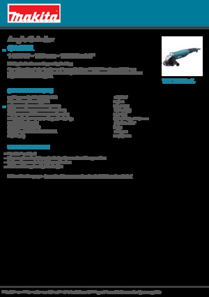 Szlifierki kątowe Makita GA5011