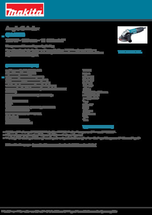 Szlifierki kątowe Makita GA5030