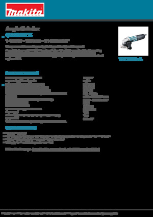 Szlifierki kątowe Makita GA5040CZ