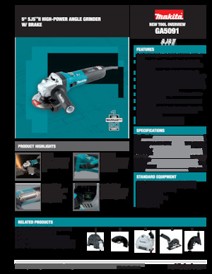 Szlifierki kątowe Makita GA5091