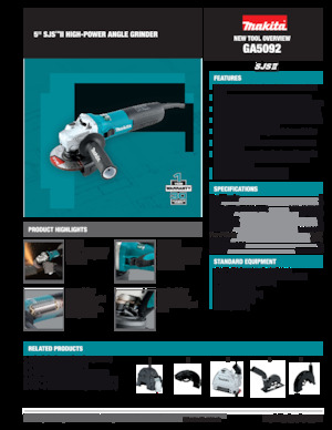 Szlifierki kątowe Makita GA5092