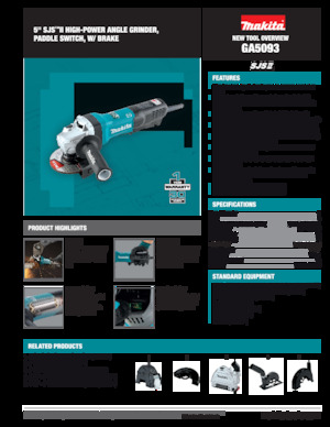 Szlifierki kątowe Makita GA5093