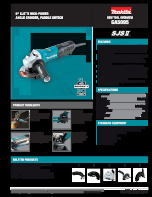 Szlifierki kątowe Makita GA5095