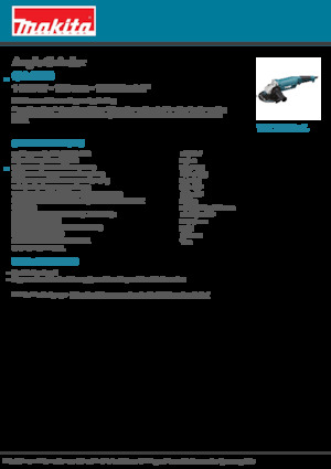 Szlifierki kątowe Makita GA6010