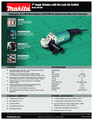 Szlifierki kątowe Makita GA7060 