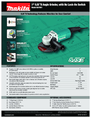 Szlifierki kątowe Makita GA7061 