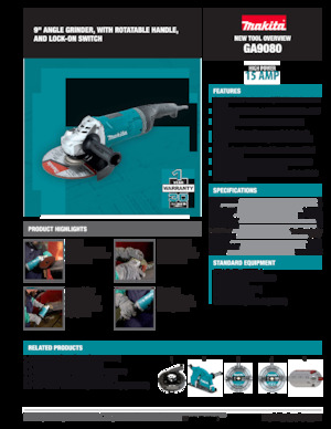 Szlifierki kątowe Makita GA9080