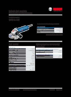 Szlifierki kątowe Bosch GWS 11-125