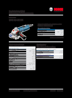 Szlifierki kątowe Bosch GWS 13-125 CIE