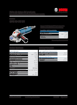 Szlifierki kątowe Bosch GWS 13-125 CIE