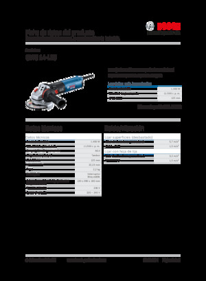 Szlifierki kątowe Bosch GWS 14-125