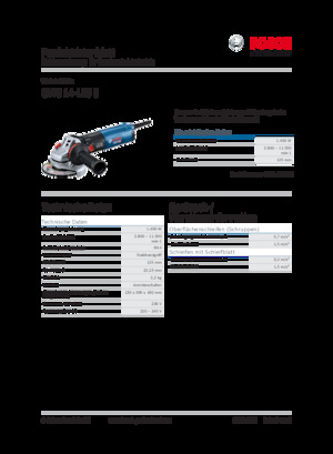 Szlifierki kątowe Bosch GWS 14-125 S