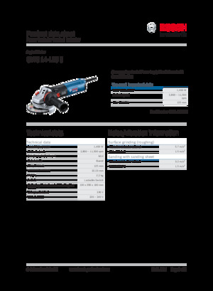 Szlifierki kątowe Bosch GWS 14-125 S