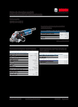 Szlifierki kątowe Bosch GWS 14-125 S