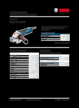 Szlifierki kątowe Bosch GWS 17-125 CIE