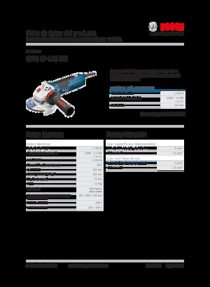 Szlifierki kątowe Bosch GWS 17-125 CIE