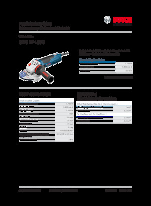 Szlifierki kątowe Bosch GWS 17-150 C