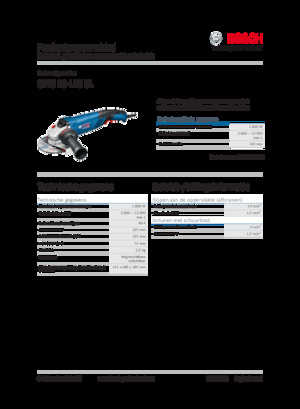 Szlifierki kątowe Bosch GWS 18-125 SL