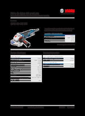 Szlifierki kątowe Bosch GWS 19-125 CIE