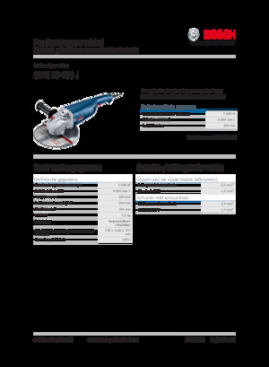 Szlifierki kątowe Bosch GWS 20-230 J