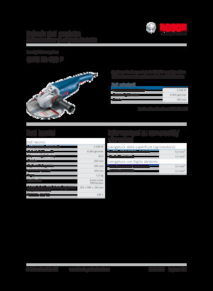 Szlifierki kątowe Bosch GWS 22-230 P