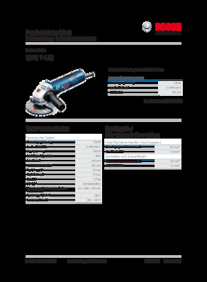 Szlifierki kątowe Bosch GWS 7-125