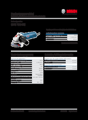 Szlifierki kątowe Bosch GWS 750 (125 mm)