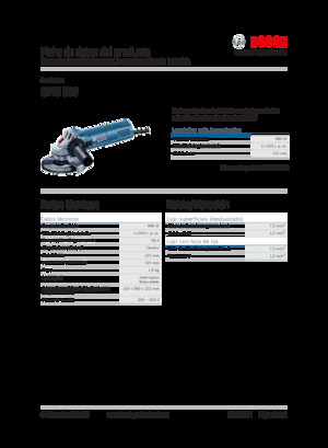 Szlifierki kątowe Bosch GWS 880