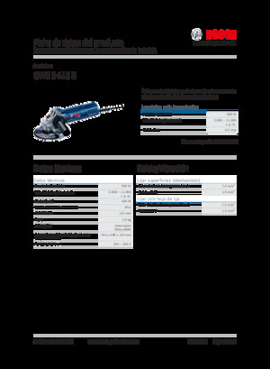 Szlifierki kątowe Bosch GWS 9-115 S