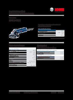 Szlifierki kątowe Bosch GWS 9-125 S
