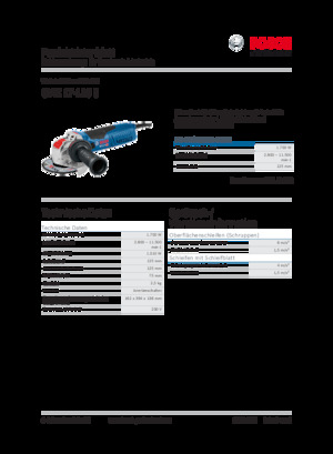 Szlifierki kątowe Bosch GWX 17-125 S