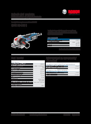 Szlifierki kątowe Bosch GWX 19-125 S