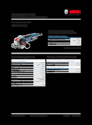 Szlifierki kątowe Bosch GWX 19-125 S
