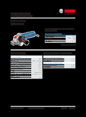 Szlifierki kątowe Bosch GWX 9-115 S