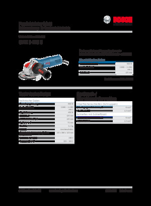 Szlifierki kątowe Bosch GWX 9-125 S