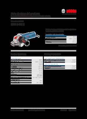 Szlifierki kątowe Bosch GWX 9-125 S