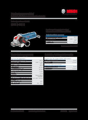 Szlifierki kątowe Bosch GWX 9-125 S