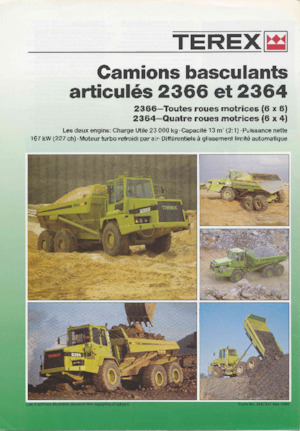 Wozidła przegubowe Terex 2364