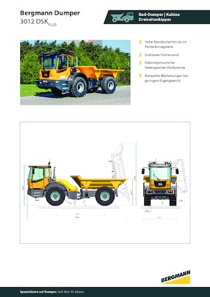 Wozidła przegubowe Bergmann 3012DSK Plus