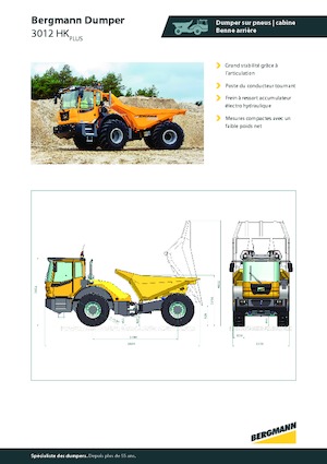 Wozidła przegubowe Bergmann 3012HK Plus