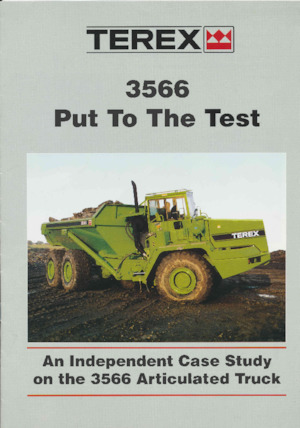 Wozidła przegubowe Terex 3566
