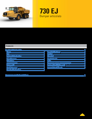 Wozidła przegubowe Caterpillar 730 EJ