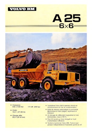 Wozidła przegubowe Volvo A 25 6x6