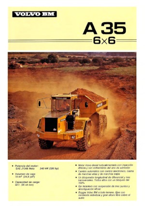 Wozidła przegubowe Volvo A 35 6x6