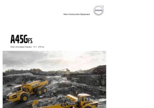 Wozidła przegubowe Volvo A45GFS