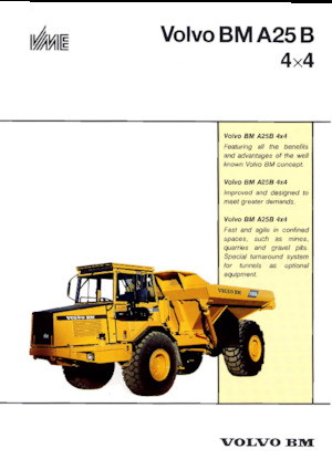 Wozidła przegubowe Volvo A25B (4x4)