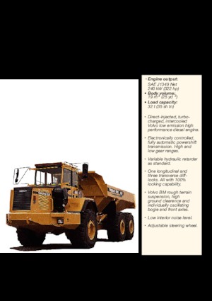 Wozidła przegubowe Volvo A35C 6x6